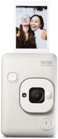 Fujifilm Instax Mini LiPlay Hybrid Instant Camera (White) - Image 2